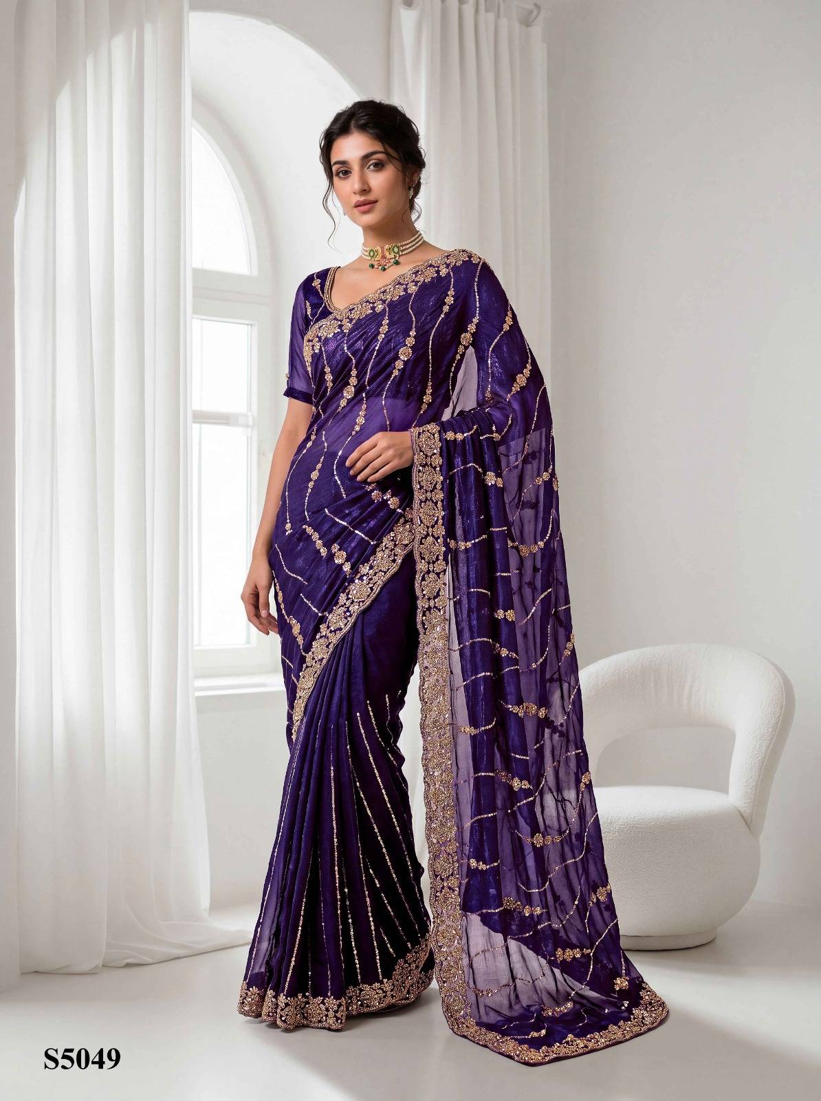 PAVIKA by Mahotsav 5046 to 5051 series silk sarees at Wholesale Price
